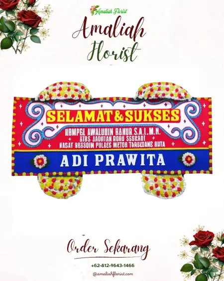 Papan Bunga Ucapan Selamat Sri Padang